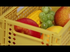 Plastikowe kosze do układania w stosy wielokrotnego użytku