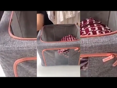 Tkaninowe pojemniki do przechowywania w gospodarstwie domowym