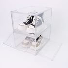 Plastikowe akrylowe pudełka na buty z drzwiami magnetycznymi Obciążenie 5 kg - 10 kg